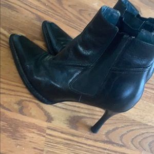 BCBGMaxAzria Shoes - BCBG Pointy toed black booties size 6 BCBGMaxAzria Shoes - BCBG Pointy toed black booties size 6